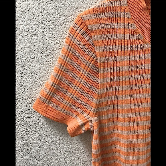 Madewell Ringer Sweater Tee in Neon Stripe - Picture 4 of 6